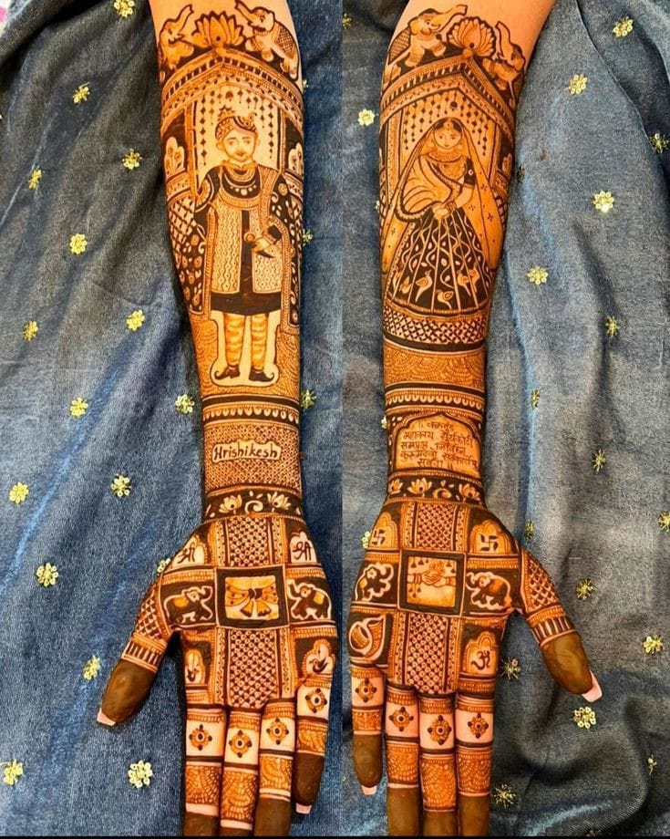 Traditional and Modern Mehandi Designs