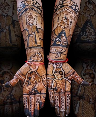 Traditional and Modern Mehandi Designs