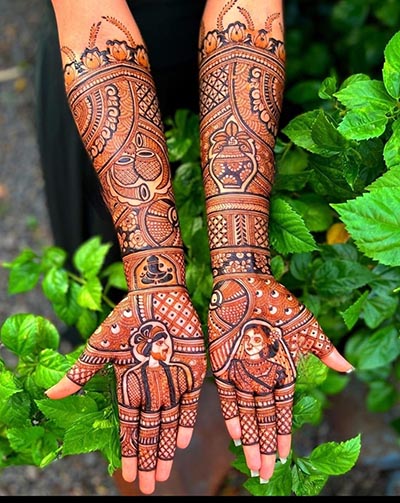 Hand mehndi images for wedding planning