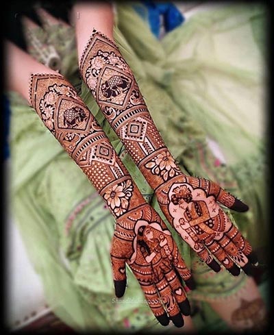 Hand mehndi images for wedding planning