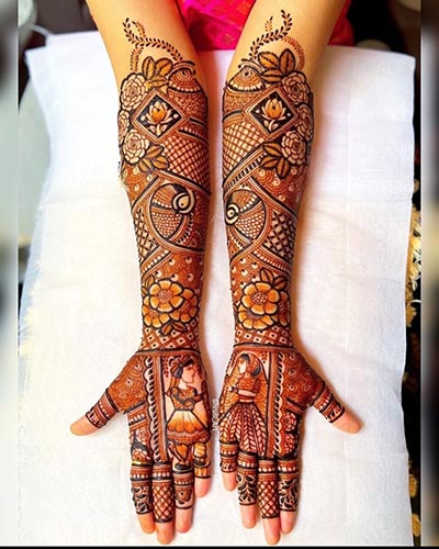 Hand mehndi images for wedding planning