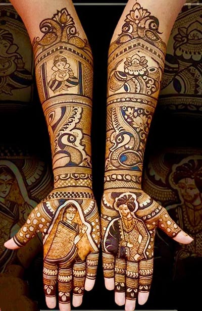 Hand mehndi images for wedding planning