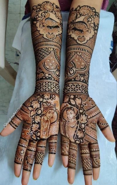 Hand mehndi images for wedding planning