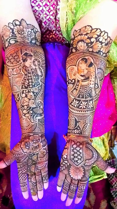  Gujarati Mehandi artist in Delhi