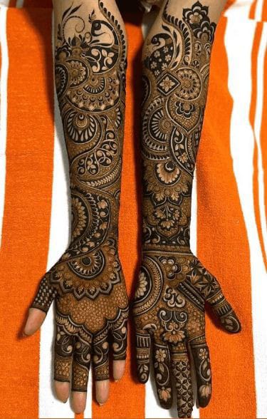 Bridal Mehendi Design Ideas