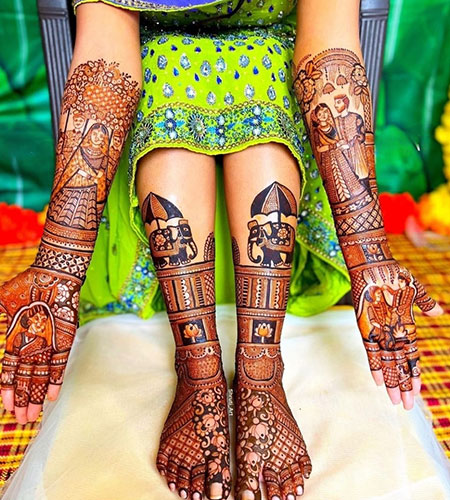 Best Foot Mehandi Artist in Delhi