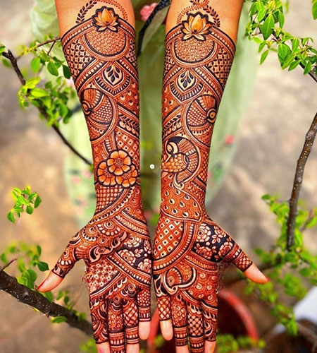 traditional mmehandi art